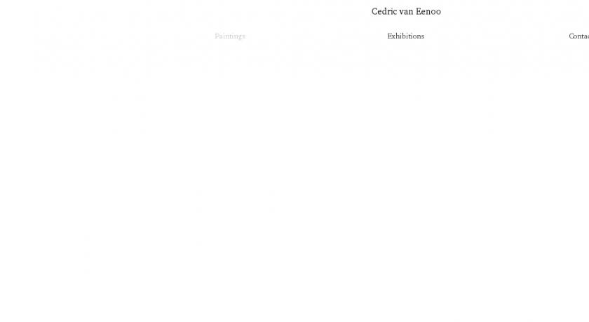 Cédric Van Eenoo | Peintures et aquarelles Cédric Van Eenoo | Peintures et aquarelles